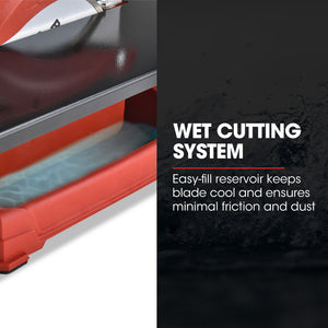 BAUMR-AG 600W Electric Tile Saw Cutter | 180mm (7") Blade