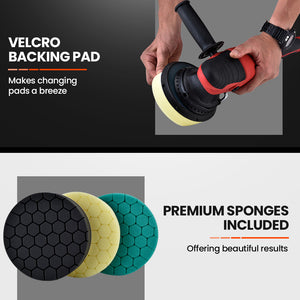 Electric Car Polisher Buffer | Dual Action Orbital Polishing Sanding Waxer Sander Machine | 720W Power | UNIMAC Brand