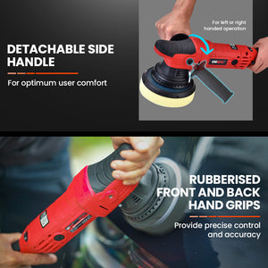 Electric Car Polisher Buffer | Dual Action Orbital Polishing Sanding Waxer Sander Machine | 720W Power | UNIMAC Brand