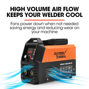 Portable Inverter Arc MMA Stick Welder | Power: 160 Amp | Brand: ROSSI