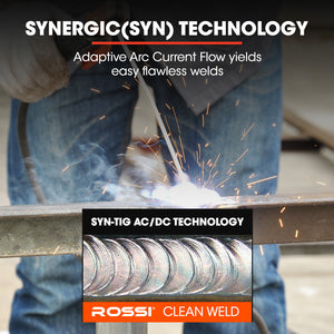 Inverter Welder TIG Arc Stick | Power: 160 Amp | AC/DC | Includes Accessories | Plug Type: 15A | Brand: ROSSI