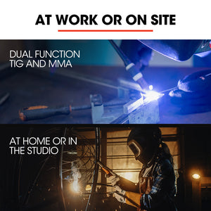 Inverter Welder TIG Arc Stick | Power: 160 Amp | AC/DC | Includes Accessories | Plug Type: 15A | Brand: ROSSI