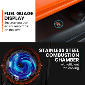 Unimac Portable Industrial Diesel Indirect Forced Air Space Heater 30KW