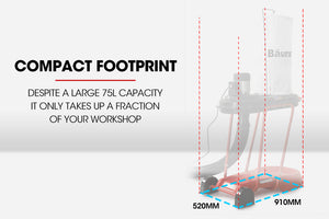 Dust Collector Extraction Cyclone for Woodworking Workshop