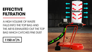 Dust Collector Extraction Cyclone for Woodworking Workshop