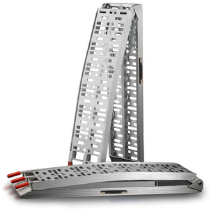 2.3m Aluminium Loading Ramps, 680kg Rated, for Trailer ATV Quad Bike Buggy, 2 Pieces