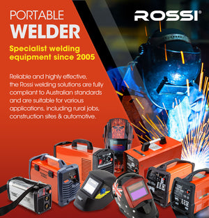 220A MIG Welder Inverter TIG Gasless Portable Welding Machine MMA ARC | Plug Type: 15A | Brand: ROSSI