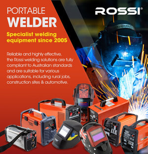 ROSSI Stick Welder 200 Amp Inverter Welding Machine MMA Portable ARC DC 200A Gas