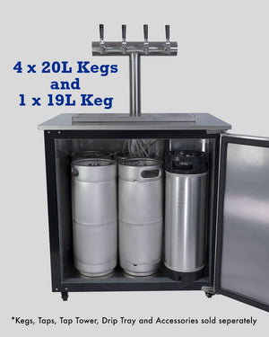 Beer Keg Fridge KegMaster Solstice 6 Keg 12volt DC Kegerator