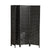 EKKIO 4-Panel Pine Wood Room Divider - Black | Functional and Decorative (EK-RD-100-SD)