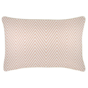 Cushion Cover-With Piping-Zig Zag Blush-35cm x 50cm