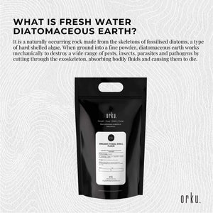 5Kg Organic Fine Diatomaceous Earth | Food Grade Fossil Shell Flour Powder