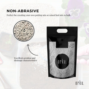 5L Premium Perlite Coarse Soil | Expanded Medium for Hydroponics and Plants