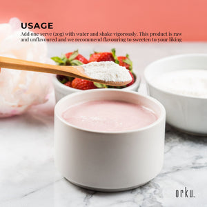 100g Collagen Powder | Bovine Hydrolysate Protein Supplement - Unflavored