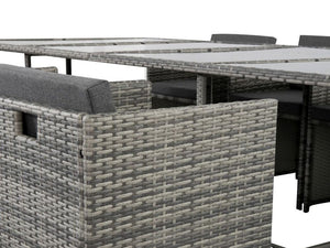 Outdoor Dining Set - Bali | 13PC | Grey