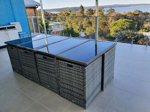 Outdoor Dining Set - Bali | 13PC | Grey