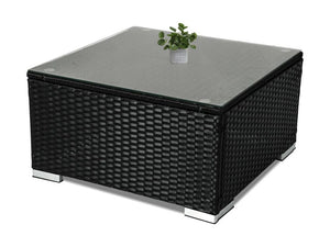 8PCS Outdoor Furniture Modular Lounge Sofa Lizard – Black