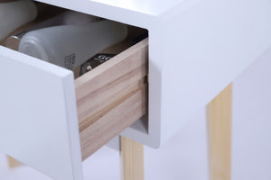 Dressing Vanity Table Stool Set | LED Lighted Mirror, Elegant White