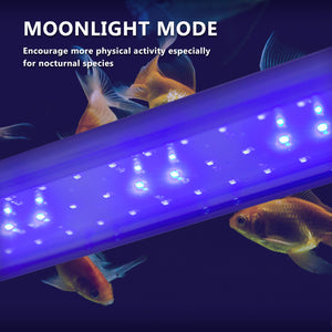 Dynamic Power 18W Aquarium Blue White LED Light for Tank 75-95cm
