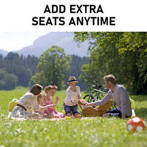 Lime Slender Chair Posture Correction Seat Floor Lounge Stackable by Samgong