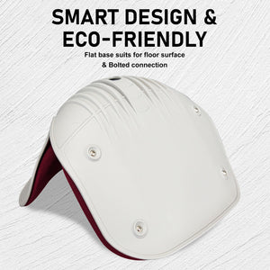 Samgong Red Slender Chair for Posture Correction, Floor Lounge, Stackable