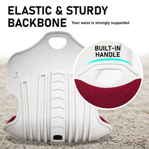 Samgong 2 Set Red Slender Chair for Posture Correction, Floor Lounge, Stackable