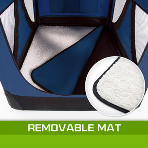 Paw Mate Blue Portable Soft Dog Cage Crate Carrier XXXL