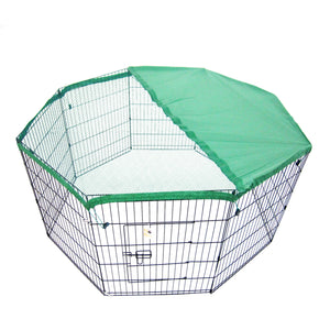 Paw Mate Pet Playpen 8 Panel 36in Foldable Dog Cage + Cover