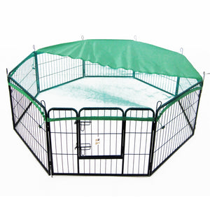 Paw Mate Green Net Cover for Pet Playpen 31in Dog Exercise Enclosure Fence Cage