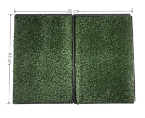 Indoor Dog Puppy Toilet Grass Potty Training Mat - Loo Pad - 85 x 63 cm