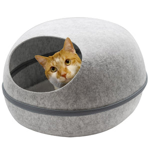 Large Cat Cushion Igloo | Soft Mat House for Kittens and Puppies