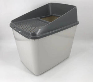 XL Top Entry Cat Litter Box | No Mess Enclosed Kitty Tray