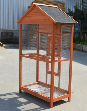 Wooden XXL Pet Cages Aviary Carrier | Travel Canary Parrot Bird Cage
