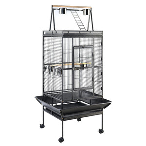 Large Bird Budgie Cage | 174 cm | Parrot Aviary with Wheel