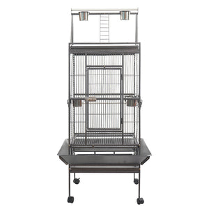 Large Bird Budgie Cage | 174 cm | Parrot Aviary with Wheel