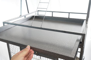 Large Bird Budgie Cage | 174 cm | Parrot Aviary with Wheel