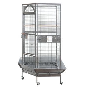 161cm XL Corner Bird Cage Pet Parrot Aviary with Castor Wheel