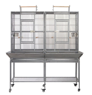 XL 184cm Bird Cage Pet Parrot Aviary with Castor Wheel