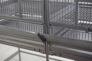 XL 184cm Bird Cage Pet Parrot Aviary with Castor Wheel