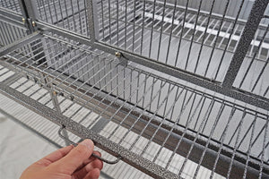 XL 184cm Bird Cage Pet Parrot Aviary with Castor Wheel