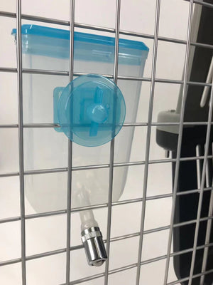 Hanging Water Bottle for Pets - Blue