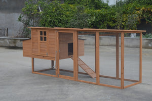 XXL 280cm Chicken Coop | Guinea Pig, Rabbit Hutch, Ferret, & Cat House