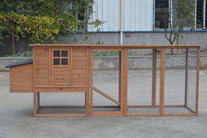 XXL 280cm Chicken Coop | Guinea Pig, Rabbit Hutch, Ferret, & Cat House