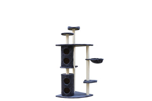 170cm XL Grey Multi-Level Cat Scratching Post Tree | Post Furniture House Tower