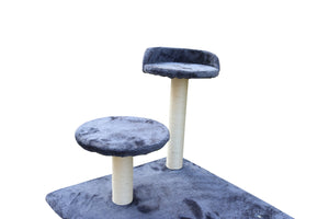 170cm XL Grey Multi-Level Cat Scratching Post Tree | Post Furniture House Tower