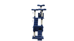 180cm Blue Cat Kitten Scratching Post Tree with Ladder