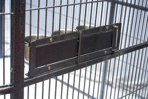 XXXXL Walk-in Bird Cat Dog Cage | Parrot Aviary with Castor Wheel | 219x158x203cm, Green Cover