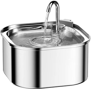 Automatic Electric Pet Water Fountain | 3.2L | Stainless Steel Bowl Dispenser