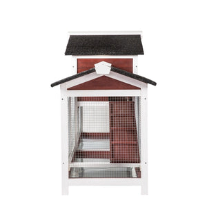 Double Storey Large Rabbit Hutch Guinea Pig Cat Cage | Ferret Cage With Pull Out Tray