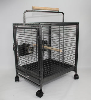 Small Bird Transport Budgie Cage | Parrot Aviary Carrier With Wheel